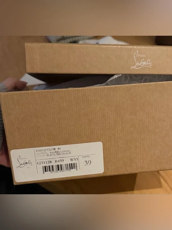 Christian Louboutin Disco Club Block Heel Mules size 39 (US 9) - never worn! - Picture 4 of 5